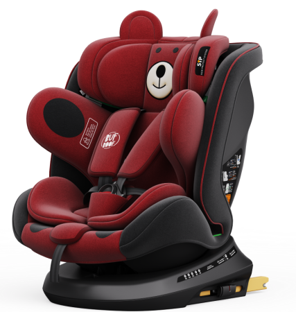 360 fokba elfordítható - BUF BOOF TWT Plus iSize Autósülés, 360 °-os, 0-36 kg-os forgatással, 40-150 cm, UrsRed