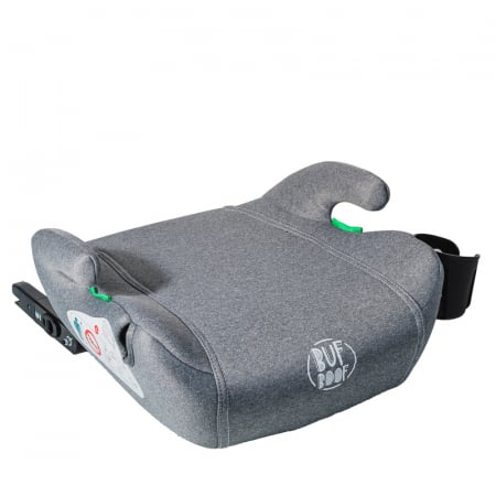 Autós ülésmagasító - Hero BUF BOOF Isofix autós ülésmagasító R129 ISize 125-150 22-36 kg,, LightGrey
