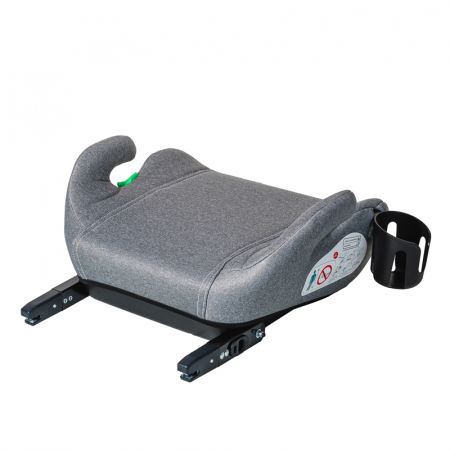 Hero BUF BOOF Isofix autós ülésmagasító R129 ISize 125-150 22-36 kg,, LightGrey [5]