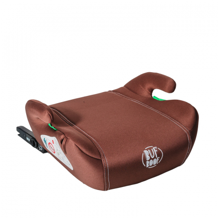 Autós ülésmagasító - Hero BUF BOOF Isofix autós ülésmagasító R129 ISize 125-150 22-36 kg, Brown