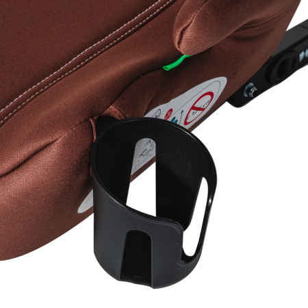Hero BUF BOOF Isofix autós ülésmagasító R129 ISize 125-150 22-36 kg, Brown [5]