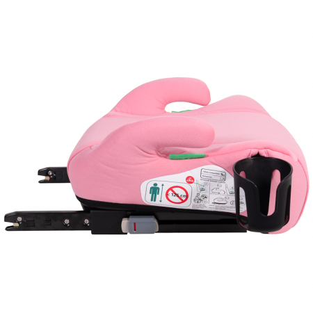 Hero BUF BOOF Isofix autós ülésmagasító R129 ISize 125-150 22-36 kg, Pink [3]