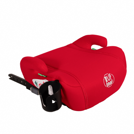 Autós ülésmagasító - Hero BUF BOOF Isofix autós ülésmagasító R129 ISize 125-150 22-36 kg, Red