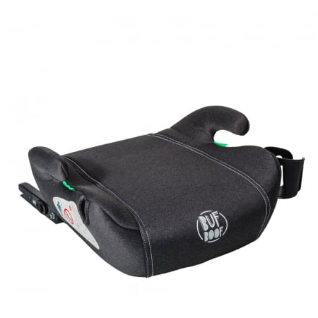 Autós ülésmagasító - Hero BUF BOOF Isofix autós ülésmagasító R129 ISize 125-150 22-36 kg, DarkGrey