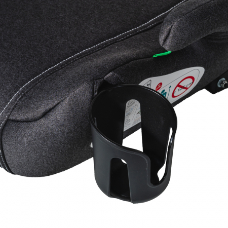 Hero BUF BOOF Isofix autós ülésmagasító R129 ISize 125-150 22-36 kg, DarkGrey [5]
