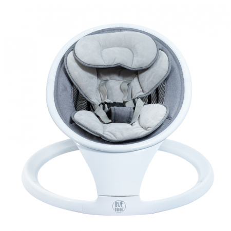 Babahinták, hintaszékek és függőágyak - W5 hordozható intelligens elektromos bölcső, multifunkcionális, Bluetooth kapcsolat, 5 mozgásmodul, távirányító, EasyTouch funkció, szürke színű