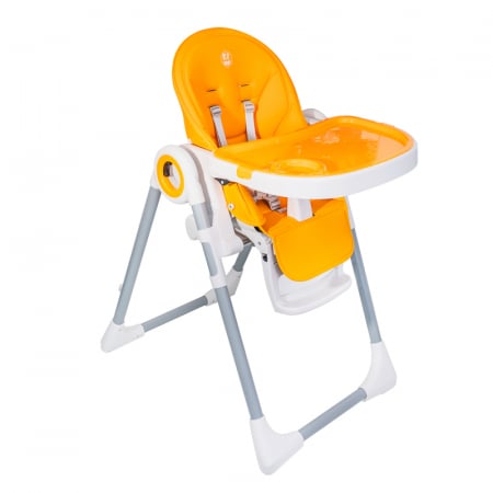 Baba etetőszékek - X-6 BUF BOOF etetőszék, 180 fokig 4 dőlésszög, 7 állítható magasság, Orange