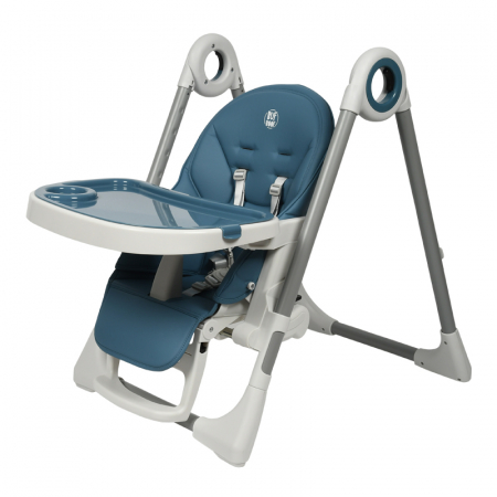 X-6 BUF BOOF Grey etetőszék, 180 fokig 4 dőlésszög, 7 állítható magasság, DarkBlue [8]