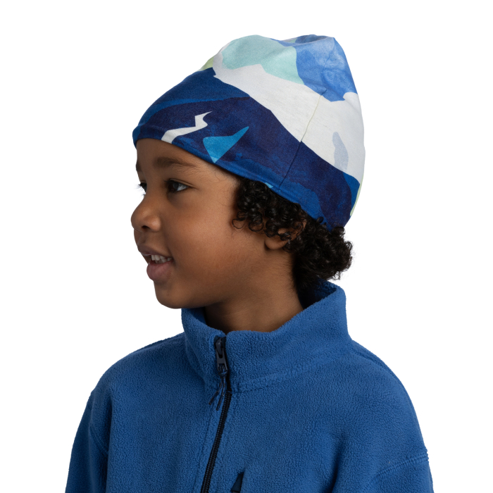 Caciula junior EcoStretch Reversible Omasi Cobalt [2]