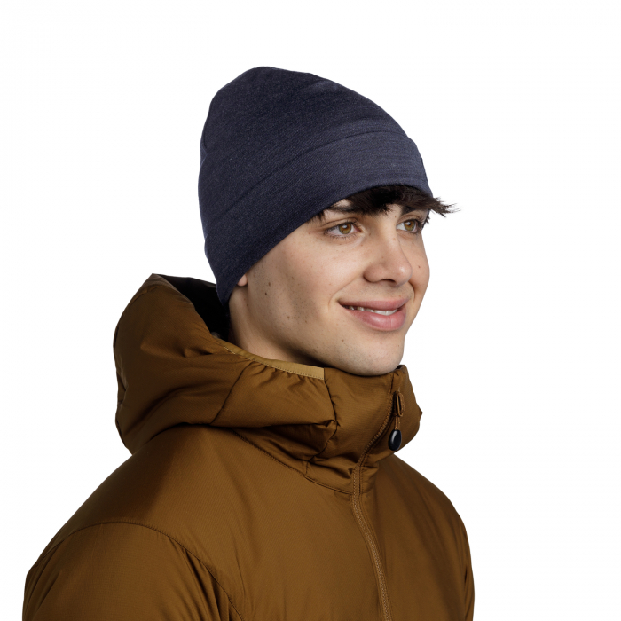Caciula merino heavyweight Solid indigo [2]