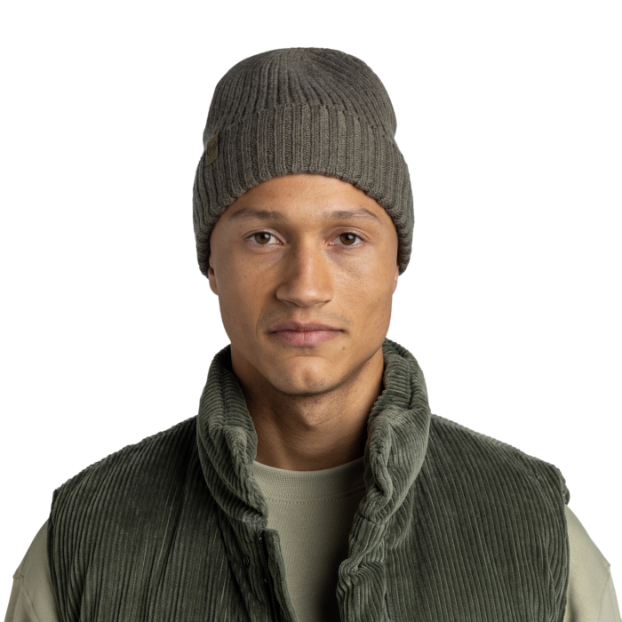 Caciula knitted wool NORVAL Bark [3]