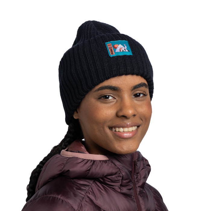 Caciula knitted wool Pow Rutger Black [4]