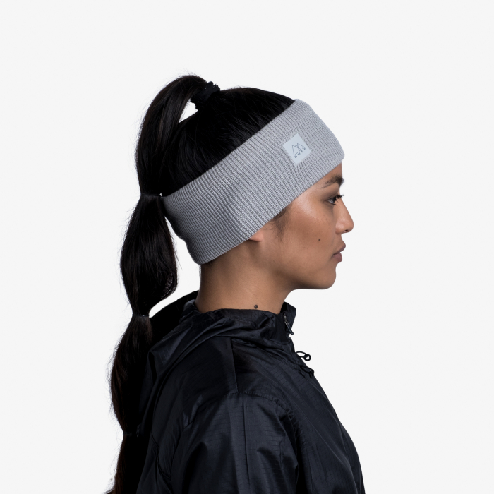 Headband crosetat Solid light grey [4]