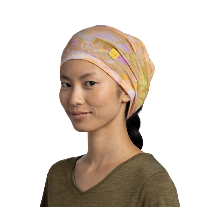 Light Weight merino wool prints Esmerald multi [2]