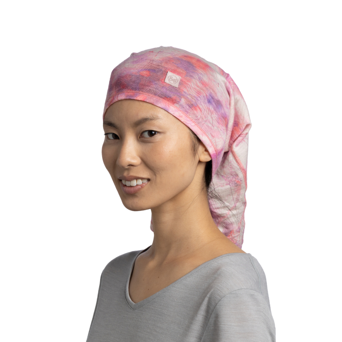 Light Weight merino wool prints Orisa pink azalea [2]