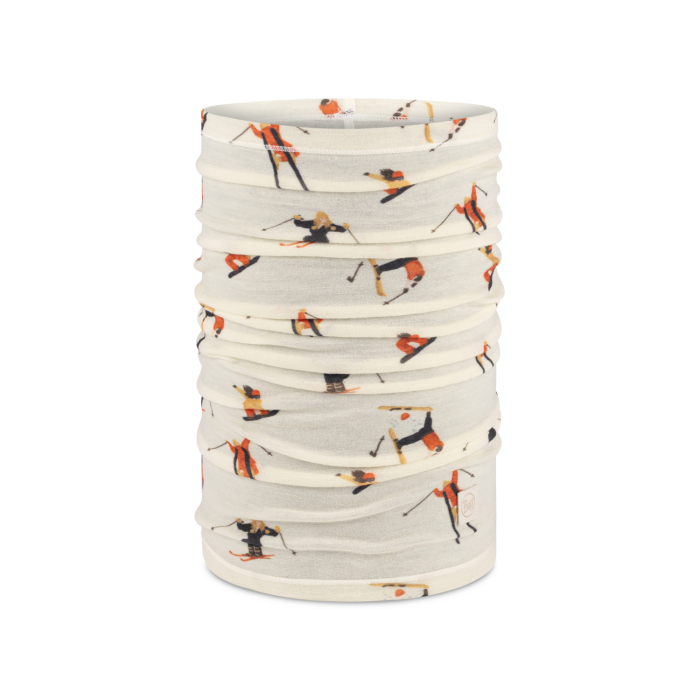 Light Weight merino wool prints TINSU Ecru [2]