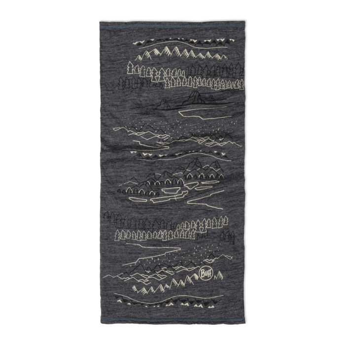Light Weight merino wool PRINTS - Eirik Grey [4]