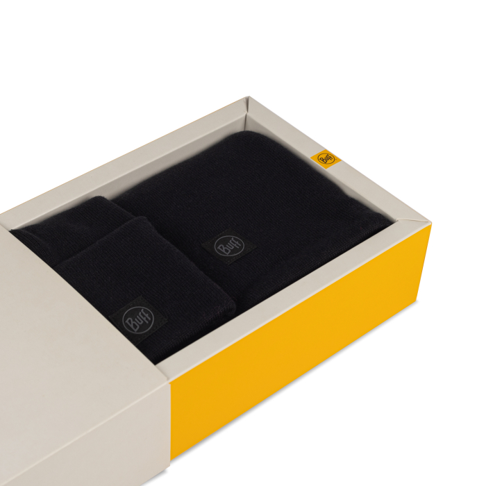 SET Caciula + Neckwarmer - NIELS R Black [3]