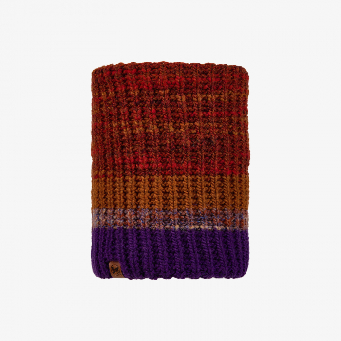Neckwarmer knitted fleece ALINA Rusty [1]