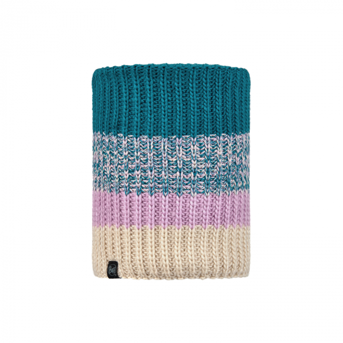 Neckwarmer knitted fleece Junior SIBYLLA Aqua [2]