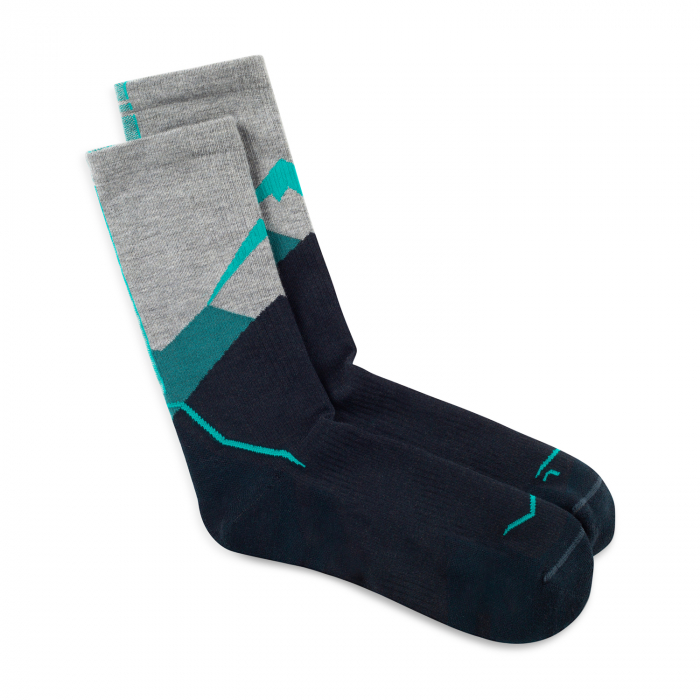 Sosete Light Wool Merino Crew - LCW2 Teal [3]