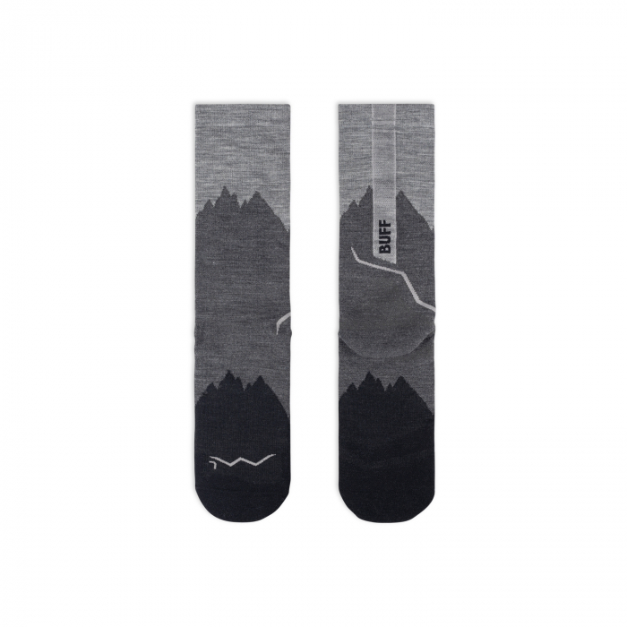 Sosete Light Wool Merino Crew - LCW2 Black [2]