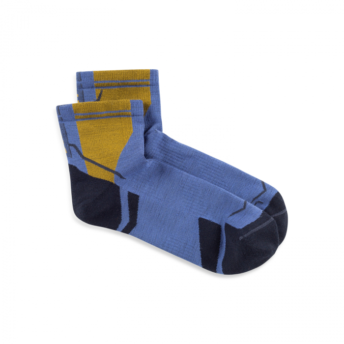 Sosete Light Wool Merino Quarter - LWQ2 Blue [3]