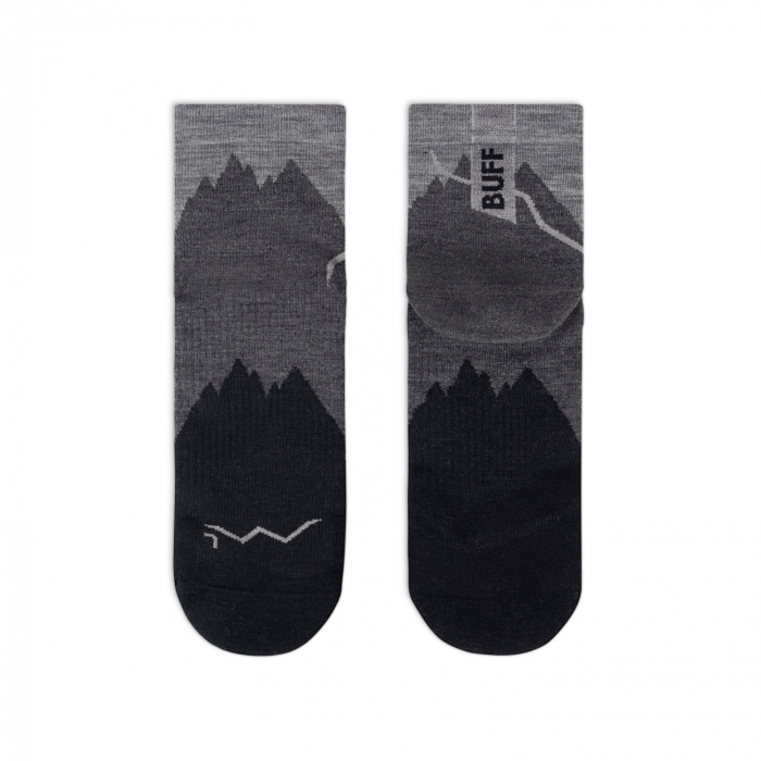 Sosete Light Wool Merino Quarter - LWQ2 Black [2]