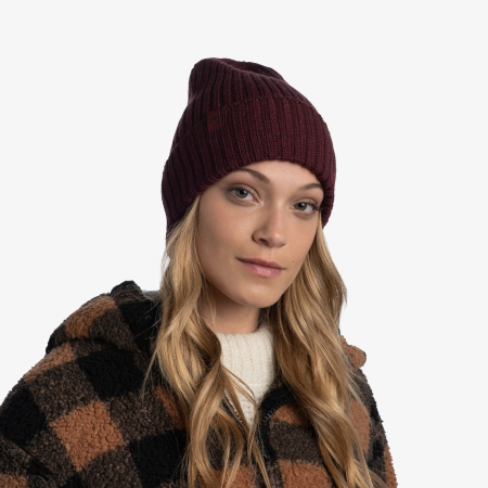 Caciula crosetata - wool NORVAL Maroon [2]