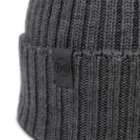 Caciula knitted wool Norval Grey Heather [1]