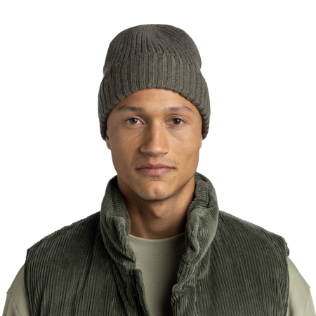 Caciula knitted wool NORVAL Bark [2]