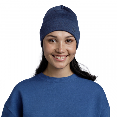 Caciula merino heavyweight Solid night blue [3]