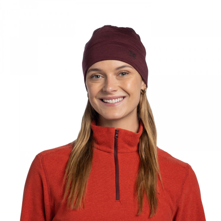 Caciula merino lightweight SOLID garnet [1]