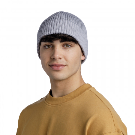 Caciula MERINO SUMMIT solid light grey [2]
