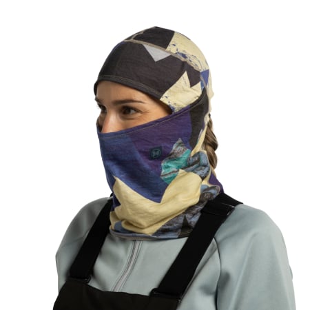 Merino Wool - Cagula adulti merino Midweight Hinged Kans multi