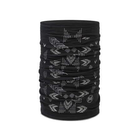 Merino WOOL - Light Weight merino wool PRINTS - Vanyr Black