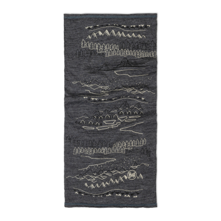 Light Weight merino wool PRINTS - Eirik Grey [3]