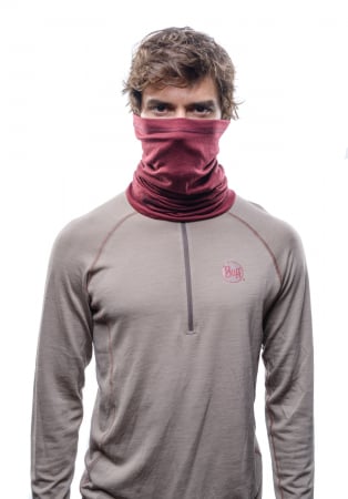 LIGHTWEIGHT MERINO WOOL SOLID WINE [2]