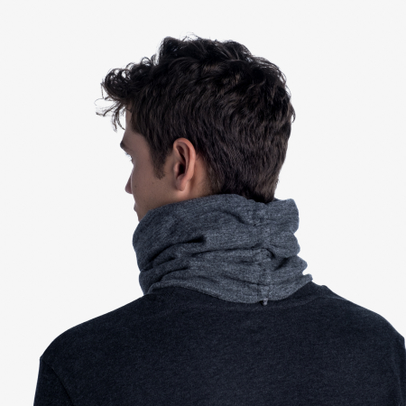 Merino fleece neckwarmer Solid grey [4]
