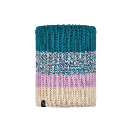 Neckwarmer knitted fleece Junior SIBYLLA Aqua [1]