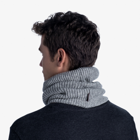 Neckwarmer knitted fleece LYNE Light Grey [3]