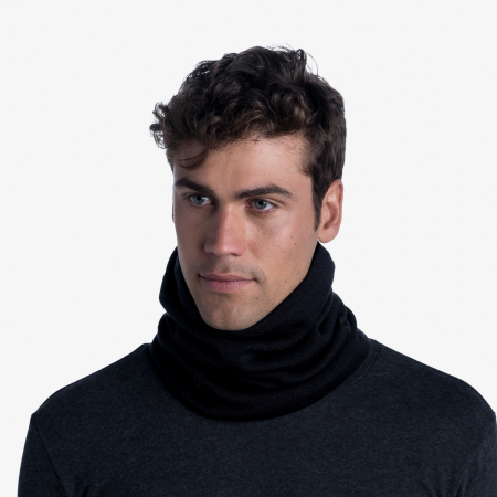 Neckwarmer knitted & polar NEO Black [2]