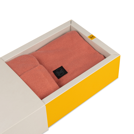 SET Caciula + Neckwarmer - NIELS R Crimson [4]