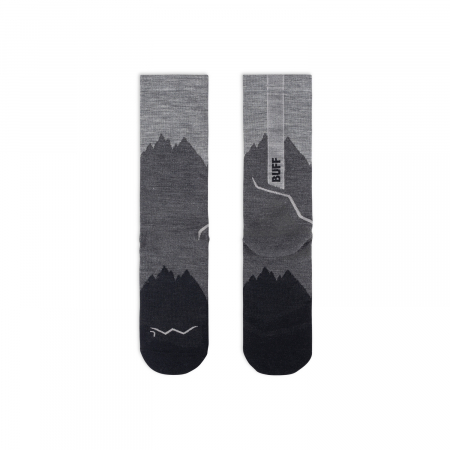 Sosete Light Wool Merino Crew - LCW2 Black [1]