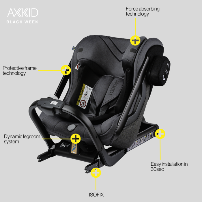 Axkid One 2 Granite Melange   + Husa de vara cadou [2]