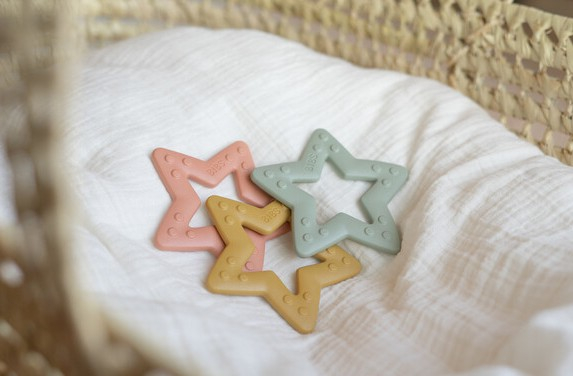 BIBS- Jucarie de dentitie in forma de steluta, Sage [2]