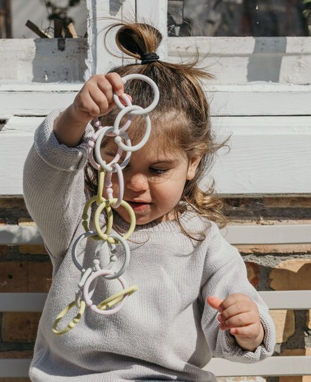 BIBS - Set 12 inele multifunctionale, Vanilla/Sage/Olive [3]