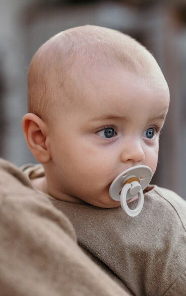 BIBS - Set 2 suzete Colour Latex, tetina anatomica, 6 luni +  Blush/Woodchuck [4]