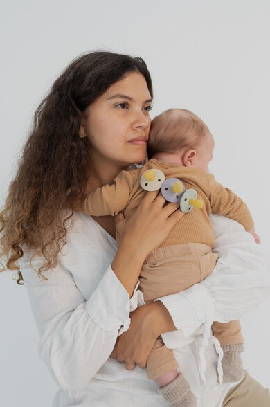 BIBS - Set 2 suzete Colour Latex, tetina simetrica, 6 luni + Size 2 [4]