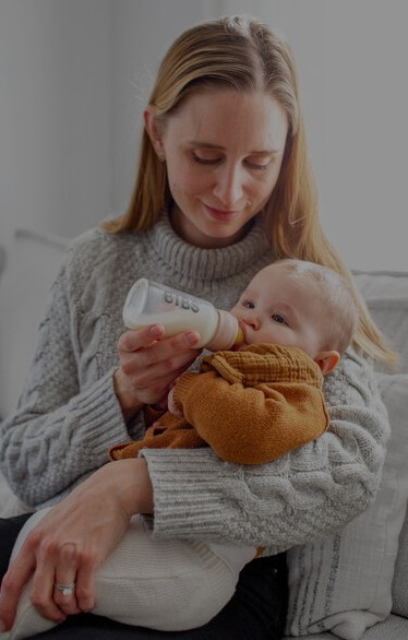 BIBS - Set 2 tetine pentru biberon, Latex, cu flux lent [3]